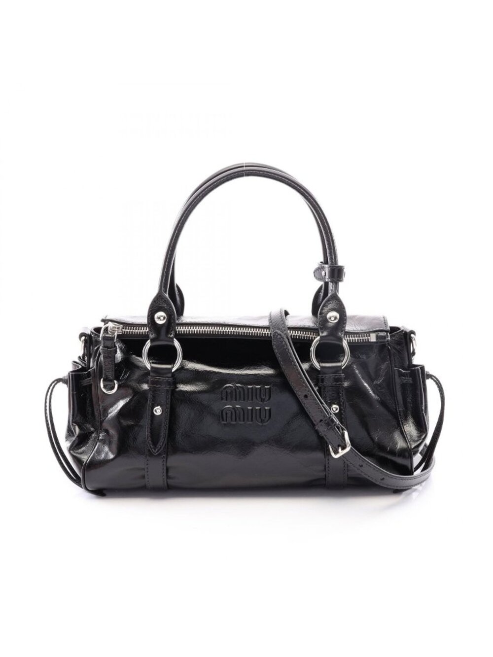 Miu Miu Handbag Vitello Shine Leather